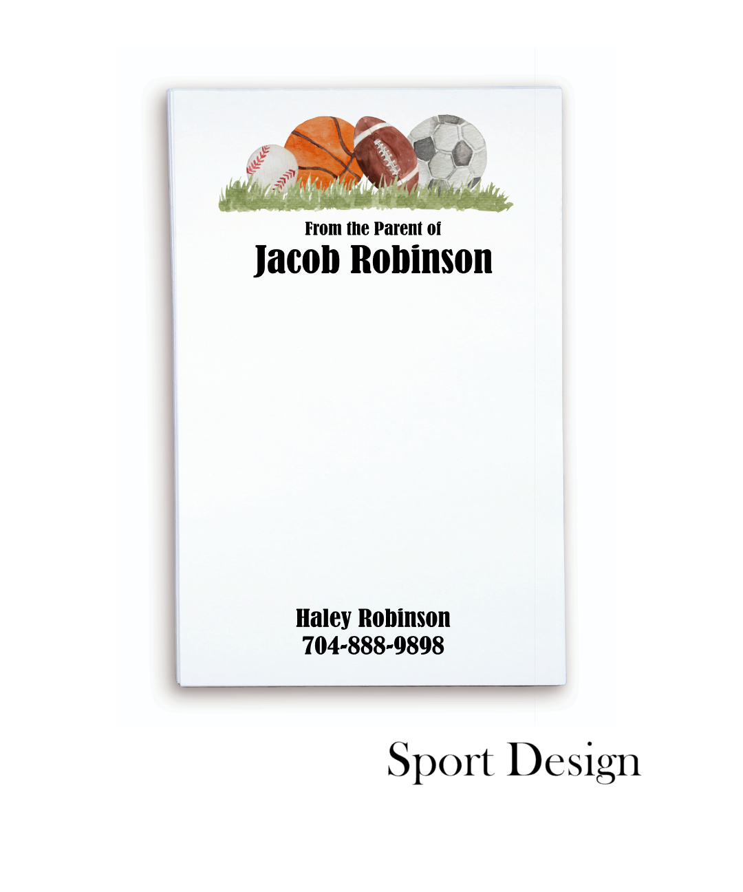 School Parent Stationery