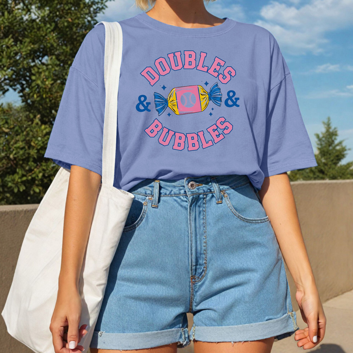 Doubles & Bubbles Tee